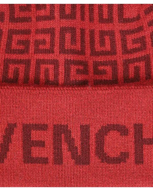 Givenchy Red Logo Hat