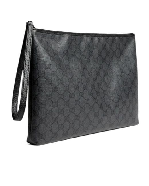 Gucci Black Essence Classic Medium Portfolio Case for men