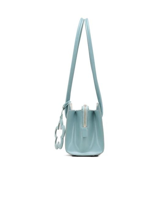Marc Jacobs Blue The Glam Mirror Satchel Bag