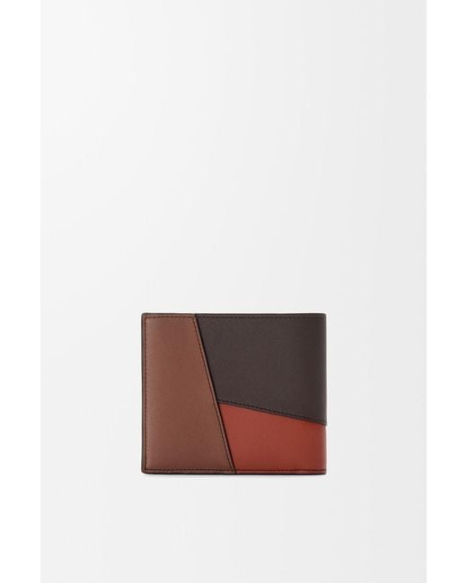 Loewe Brown Puzzle Bifold Wallet for men