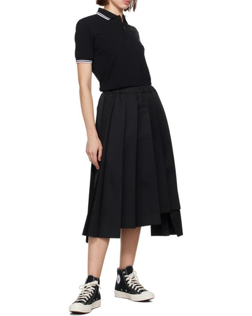 Comme des Garçons Black Comme Des Garçons Shirt Logo Embroidered Polo Shirt for men