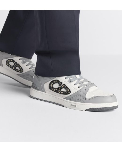 Dior White Homme B57 Low-Top Sneakers for men