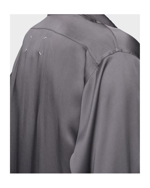 Maison Margiela Gray Long-Sleeved Shirt