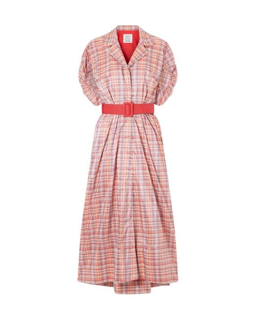 Rosie Assoulin Pink Silk Dress