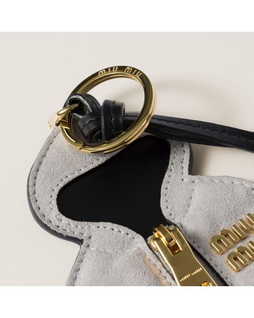Miu Miu Aventure Trick Keyring in Metallic | Lyst