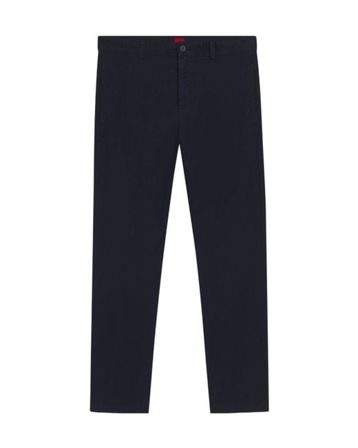 Boss Blue Casual Straightleg Pants for men