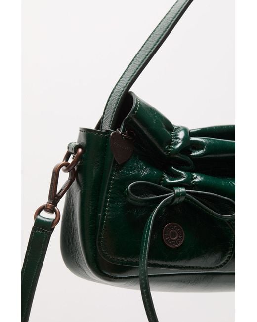 Acne Green Multipocket Crossbody Bag