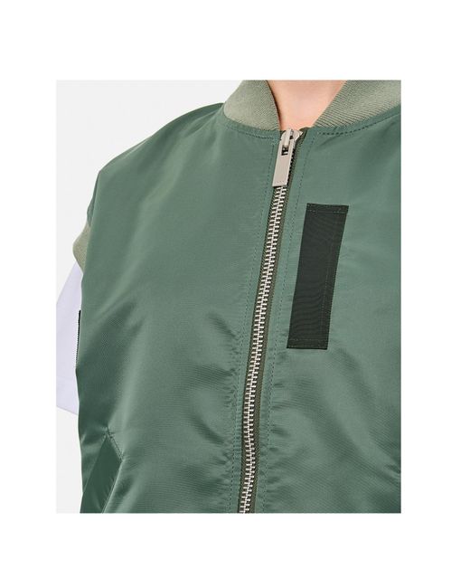 Sacai Green Sleeveless Vest