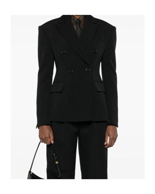 Frankie Shop Black Doyer Cinched Blazer