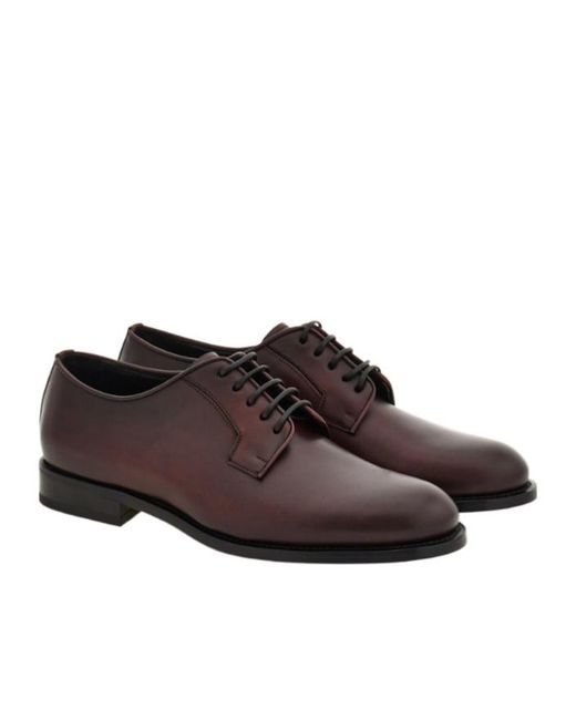 Ferragamo Brown Derby Shoe for men
