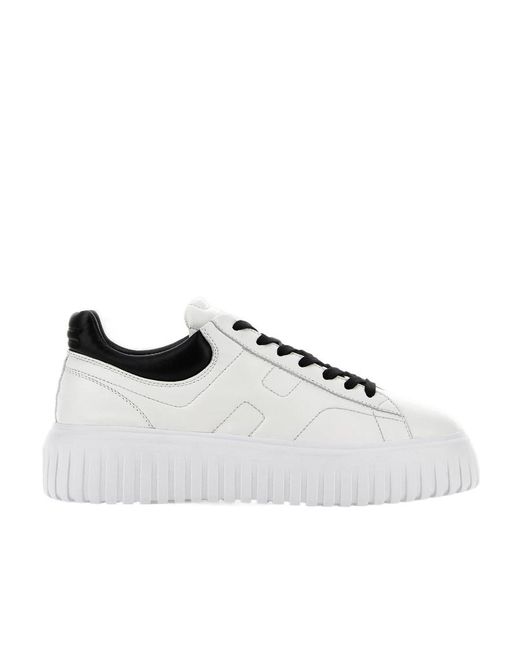 Hogan White H-Stripes/ Sneakers for men