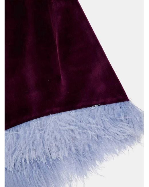 LaDoubleJ Purple La Scala Top
