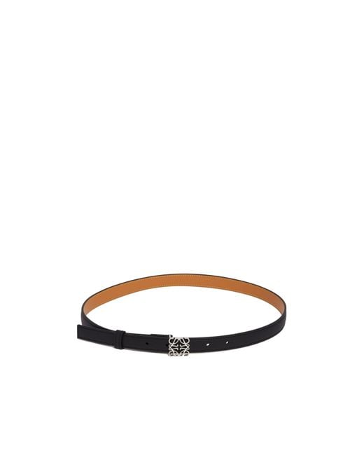 Loewe White Anagram Buckled Belt