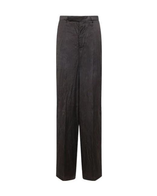 Rick Owens Gray Athena Arrowhead Draped Midi Dress