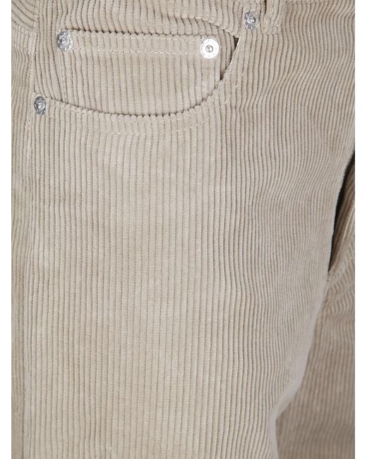 A.P.C. Gray Casual Trousers With Belt Loops