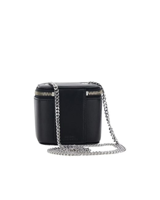 Marc Jacobs Black The Mini Vanity Zipped Crossbody Bag