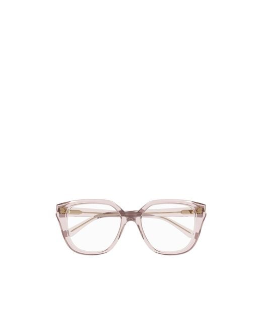 Chloé White Chloé Eyewear Square-Frame Glasses