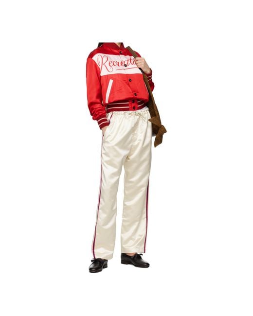 Bode Natural Redtail Pajama Pants