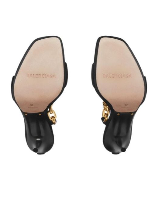 Balenciaga Black Duchesse Sandal