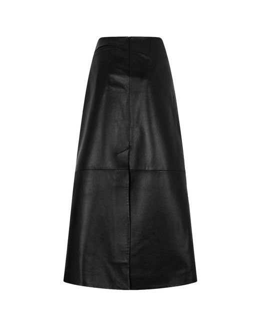 Magda Butrym Black High-Waisted Long Dress