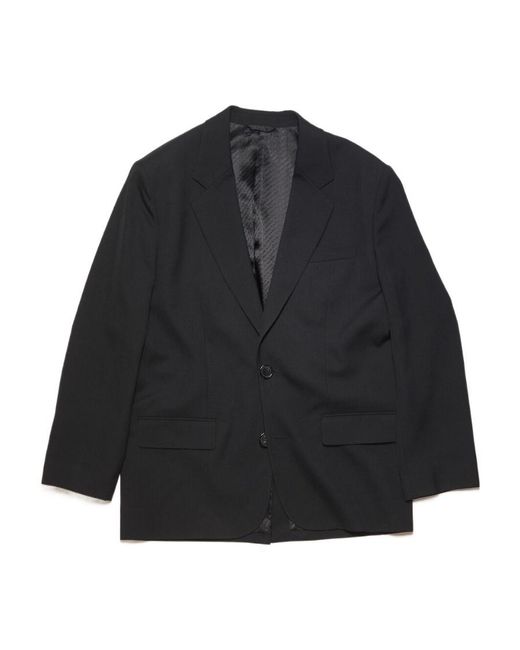 Acne Black Single-Breasted Jacket for men