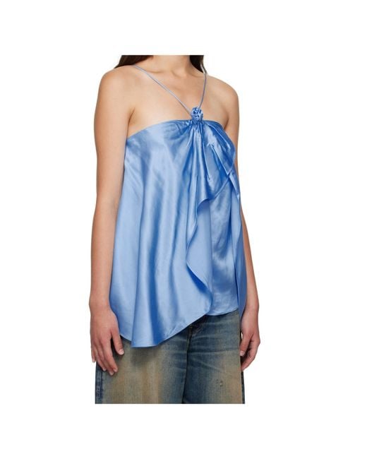 Acne Blue Tank Top