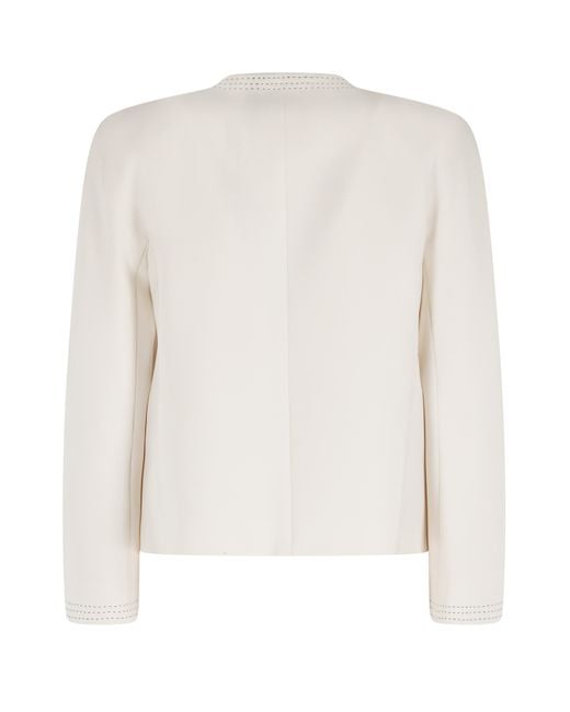 Max Mara Natural Studio Mstombrosa Crewneck Jacket