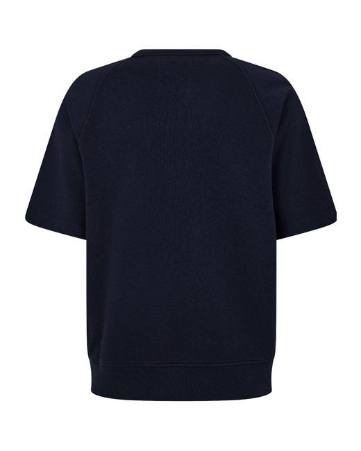 C P Company Blue Logo Crew Neck T-Shirt for men