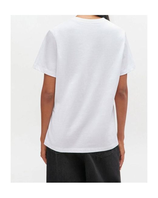 Ganni White Puppy T-Shirt