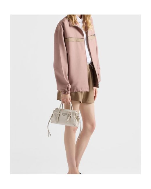 Prada Metallic Karin Small Leather Bag