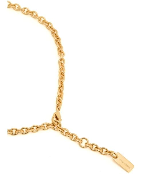 Chloé Metallic Logo Necklace