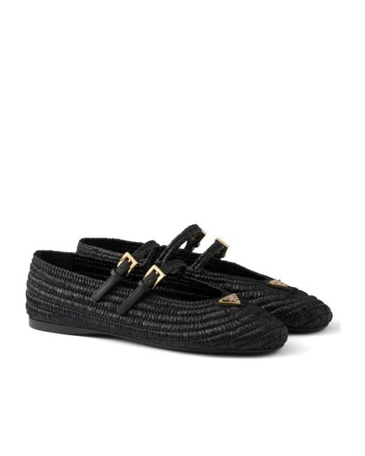 Prada Black Ballerine