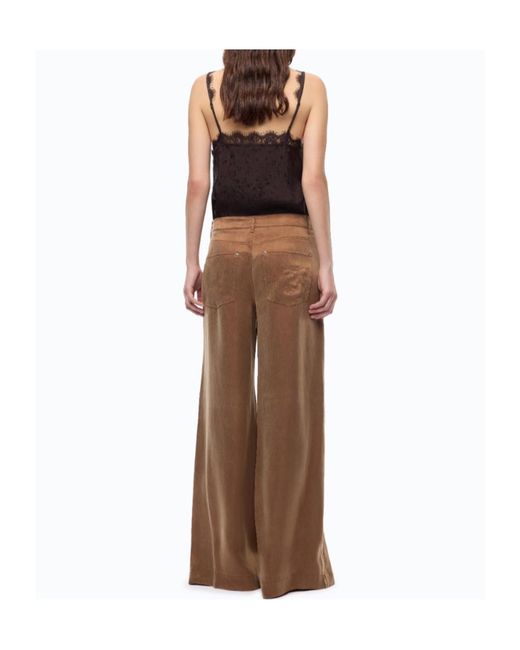Pinko Brown Palazzo Trousers