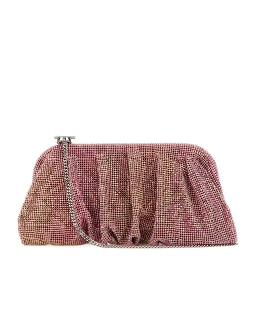 Benedetta Bruzziches Purple Venus La Grande Clutch Bag