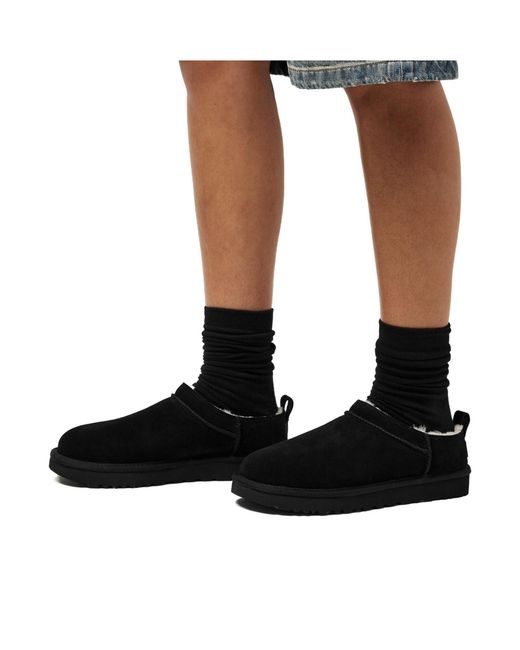 Ugg Black Classic Micro Boot