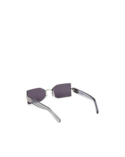 Gcds White Rimless Sunglasses for men