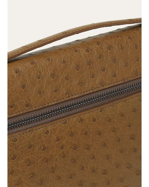 Loro Piana Brown Extra Pouch L29 for men