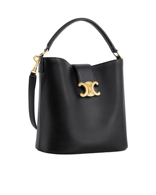 Céline Black Medium Bucket Louise