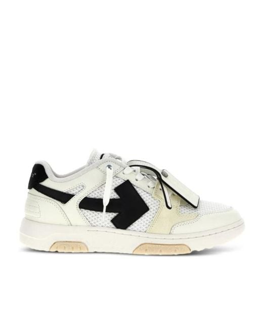 Off-White c/o Virgil Abloh White Arrow-Detail Sneakers for men