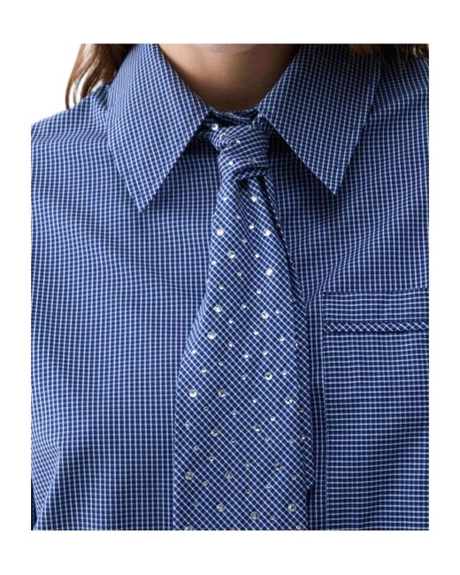 Liu Jo Blue Shirt With Tie