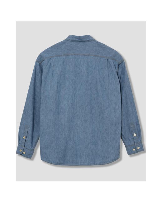 Visvim Blue Long Sleeve Shirt for men
