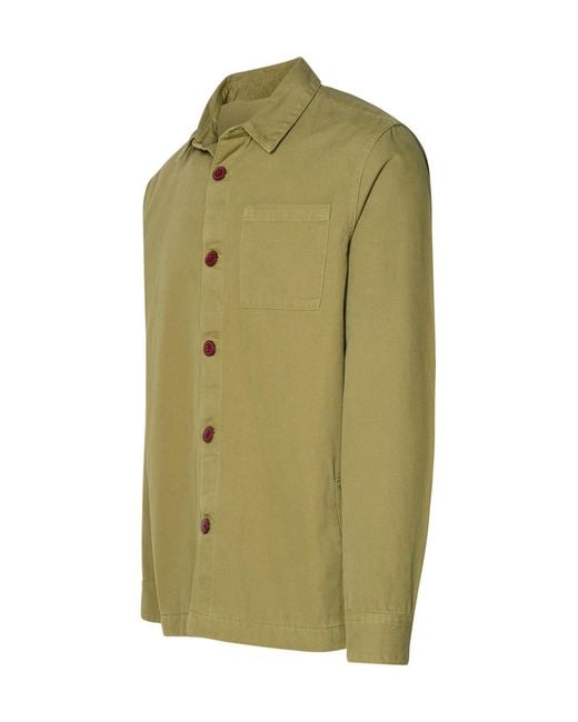 Barbour Green Long-Sleeved Shirt for men