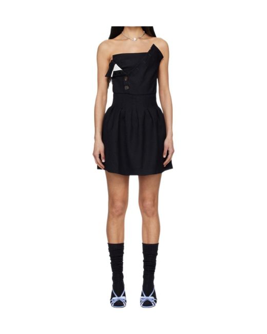 ShuShu/Tong Black Sleeveless Dress