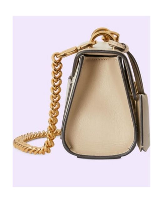 Gucci Natural Padlock Mini Shoulder Bag