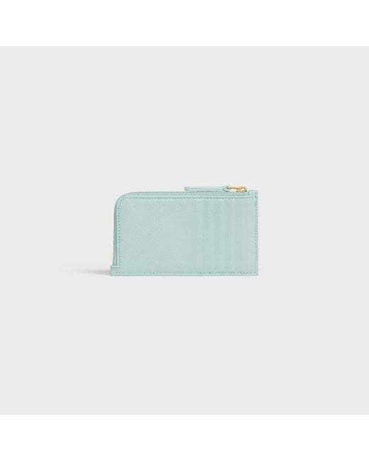 Céline Blue Long Zipped Card Holder