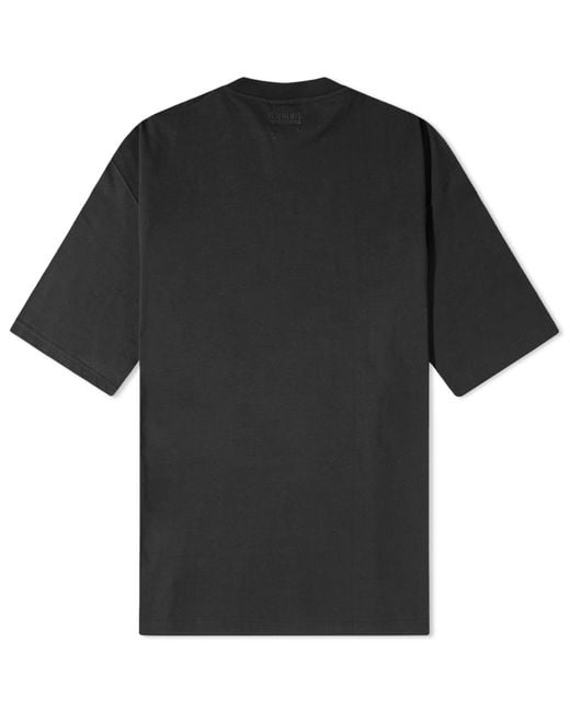 Vetements Black Friendly Logo-Print Cotton T-Shirt for men