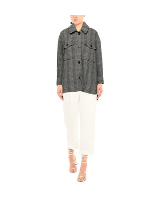 Isabel Marant Gray Longsleeve Buttonup Outerwear