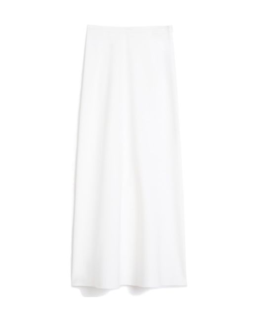 Max Mara White Vernice A-Line Skirt