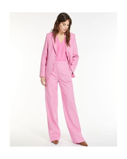 Max Mara Pink Luchino Suit Jacket