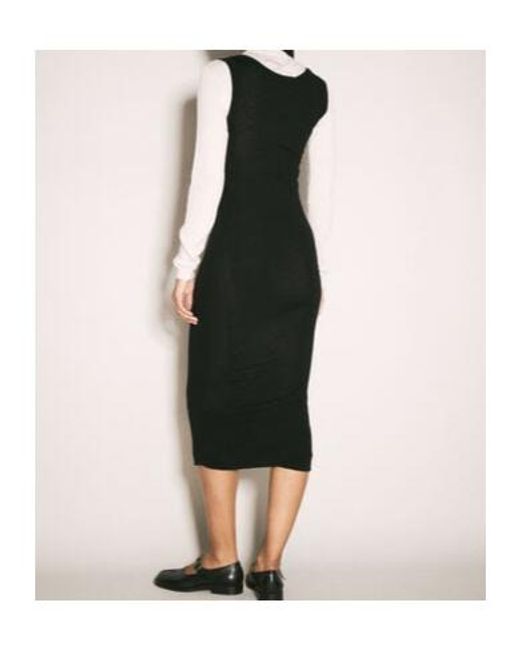 Marni Black Long-Sleeved Knitted Dress
